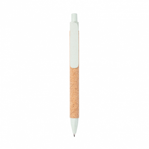Эко-ручка Write, зеленый с логотипом  заказать по выгодной цене в кибермаркете AvroraStore