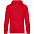 Толстовка с капюшоном унисекс King, красная с логотипом  заказать по выгодной цене в кибермаркете AvroraStore