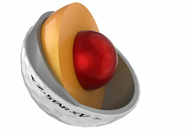 Набор мячей для гольфа Srixon Z-Star XV с логотипом  заказать по выгодной цене в кибермаркете AvroraStore