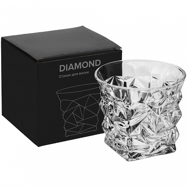 Стакан для виски Diamond с логотипом  заказать по выгодной цене в кибермаркете AvroraStore