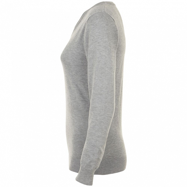 Пуловер женский Glory Women, серый меланж с логотипом  заказать по выгодной цене в кибермаркете AvroraStore