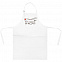 Фартук «Век суши не видать», белый с логотипом  заказать по выгодной цене в кибермаркете AvroraStore