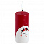 Свеча ручной работы «Снегири на снегу», в форме цилиндра с логотипом  заказать по выгодной цене в кибермаркете AvroraStore
