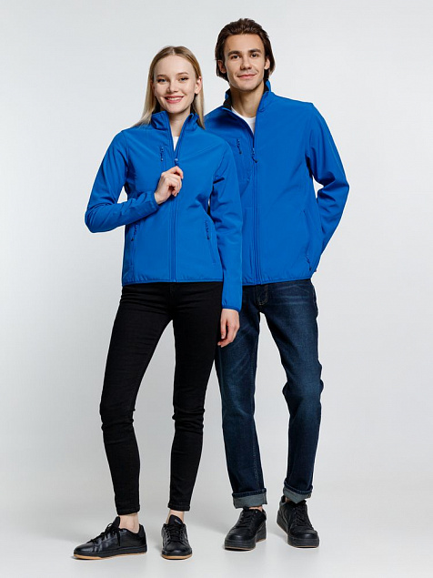 Куртка мужская Radian Men, ярко-синяя с логотипом  заказать по выгодной цене в кибермаркете AvroraStore