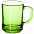 Кружка Enjoy, зеленая с логотипом  заказать по выгодной цене в кибермаркете AvroraStore