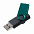 Флешка Twist Color, зеленая, 16 Гб с логотипом  заказать по выгодной цене в кибермаркете AvroraStore