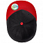 Бейсболка Ben Hope, черная с красным с логотипом  заказать по выгодной цене в кибермаркете AvroraStore
