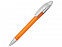 Ручка шариковая Celebrity Кейдж, оранжевый/серебристый с логотипом  заказать по выгодной цене в кибермаркете AvroraStore