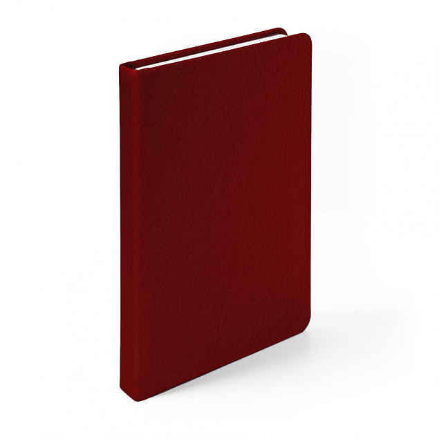 Ежедневник недатированный Duncan, А5,  бордовый, белый блок с логотипом  заказать по выгодной цене в кибермаркете AvroraStore