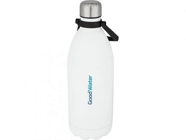 Cove бутылка из нержавеющей стали объемом 1,5 л с вакуумной изоляцией, белый с логотипом  заказать по выгодной цене в кибермаркете AvroraStore