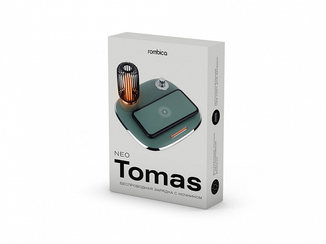 Беспроводное зарядное устройство «NEO Tomas Quick» с логотипом  заказать по выгодной цене в кибермаркете AvroraStore