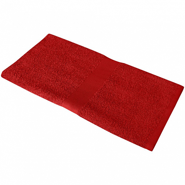 Полотенце Soft Me Medium, красное с логотипом  заказать по выгодной цене в кибермаркете AvroraStore
