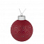 Елочный шар Chain, 8 см, красный с логотипом  заказать по выгодной цене в кибермаркете AvroraStore