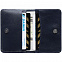 Футляр для визиток/карточек, синий с голубым с логотипом  заказать по выгодной цене в кибермаркете AvroraStore