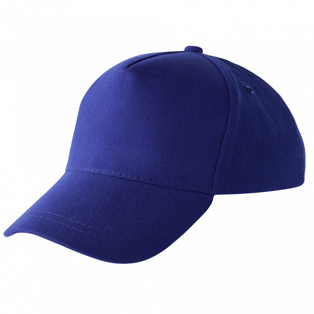 Бейсболка Unit Kids, синяя с логотипом  заказать по выгодной цене в кибермаркете AvroraStore