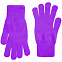Перчатки Urban Flow, фиолетовые с логотипом  заказать по выгодной цене в кибермаркете AvroraStore
