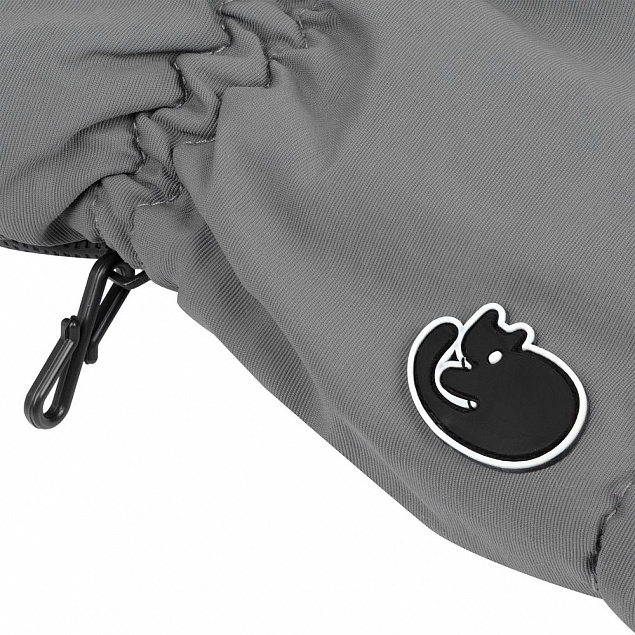 Перчатки с подогревом Pekatherm, серые с логотипом  заказать по выгодной цене в кибермаркете AvroraStore