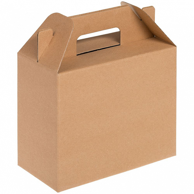 Коробка In Case S, крафт с логотипом  заказать по выгодной цене в кибермаркете AvroraStore