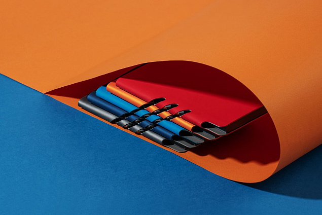 Ежедневник Flexpen Mini, недатированный, оранжевый с логотипом  заказать по выгодной цене в кибермаркете AvroraStore