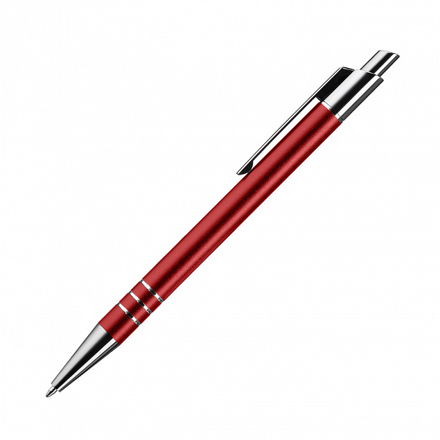 Шариковая ручка City, красная с логотипом  заказать по выгодной цене в кибермаркете AvroraStore