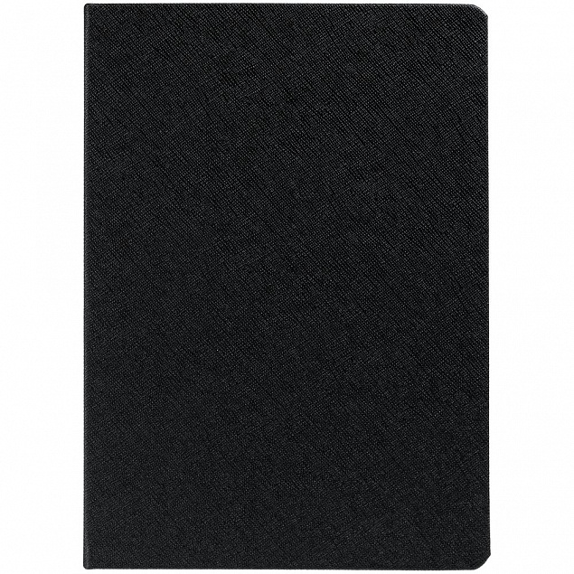 Ежедневник Saffian, недатированный, черный с логотипом  заказать по выгодной цене в кибермаркете AvroraStore
