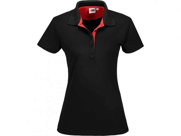 Рубашка поло Solo женская с логотипом  заказать по выгодной цене в кибермаркете AvroraStore