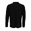Рубашка поло с длинным рукавом Prime LSL, черная с логотипом  заказать по выгодной цене в кибермаркете AvroraStore