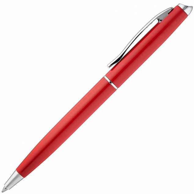 Ручка шариковая Phrase, красная с логотипом  заказать по выгодной цене в кибермаркете AvroraStore