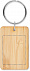 Брелок из бамбука с логотипом  заказать по выгодной цене в кибермаркете AvroraStore