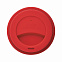 Стакан с крышкой PLA, 350 мл, красный с логотипом  заказать по выгодной цене в кибермаркете AvroraStore