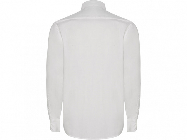 Рубашка Moscu мужская с длинным рукавом, белый с логотипом  заказать по выгодной цене в кибермаркете AvroraStore