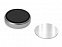 Магнитный держатель для телефона Magpin mini, черный/стальной с логотипом  заказать по выгодной цене в кибермаркете AvroraStore