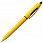 Ручка шариковая S! (Си), желтая с логотипом  заказать по выгодной цене в кибермаркете AvroraStore