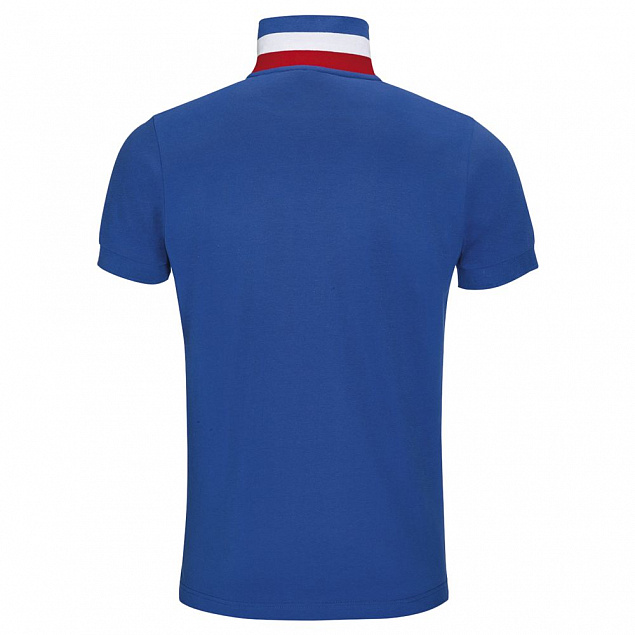 Рубашка поло мужская Patriot 200, ярко-синяя с логотипом  заказать по выгодной цене в кибермаркете AvroraStore