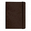 Ежедневник недатированный Boomer, А5,  темно-коричневый, кремовый блок, без обреза с логотипом  заказать по выгодной цене в кибермаркете AvroraStore