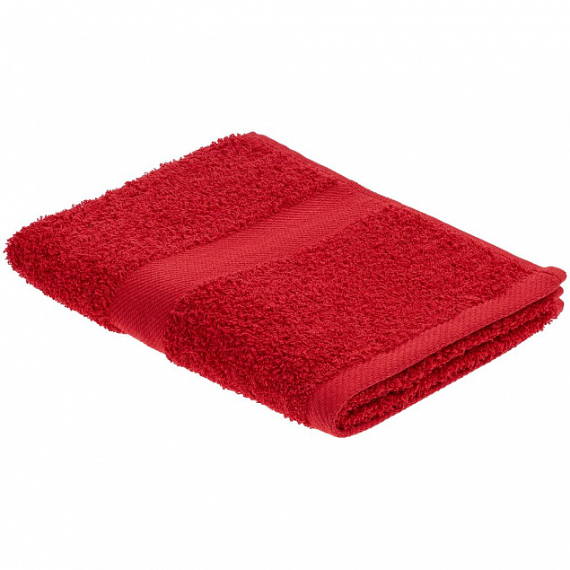 Полотенце Embrace, среднее, красное с логотипом  заказать по выгодной цене в кибермаркете AvroraStore