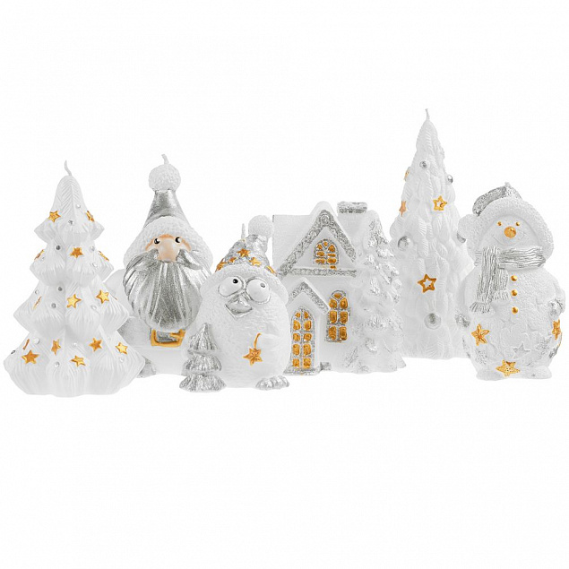 Свеча Christmas Twinkle, домик с логотипом  заказать по выгодной цене в кибермаркете AvroraStore