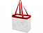 Сумка Hampton, прозрачный/красный с логотипом  заказать по выгодной цене в кибермаркете AvroraStore