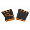 Перчатки для фитнеса "Рекорд", черный/оранжевый, размер M с логотипом  заказать по выгодной цене в кибермаркете AvroraStore