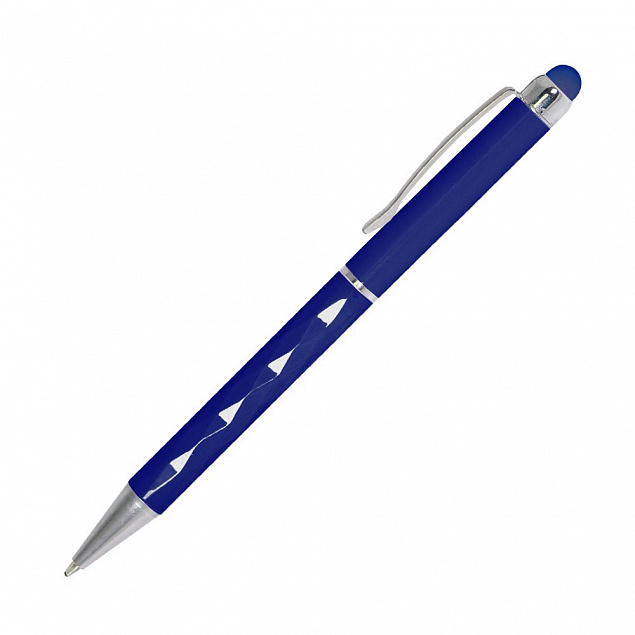 Шариковая ручка Crystal, синяя с логотипом  заказать по выгодной цене в кибермаркете AvroraStore
