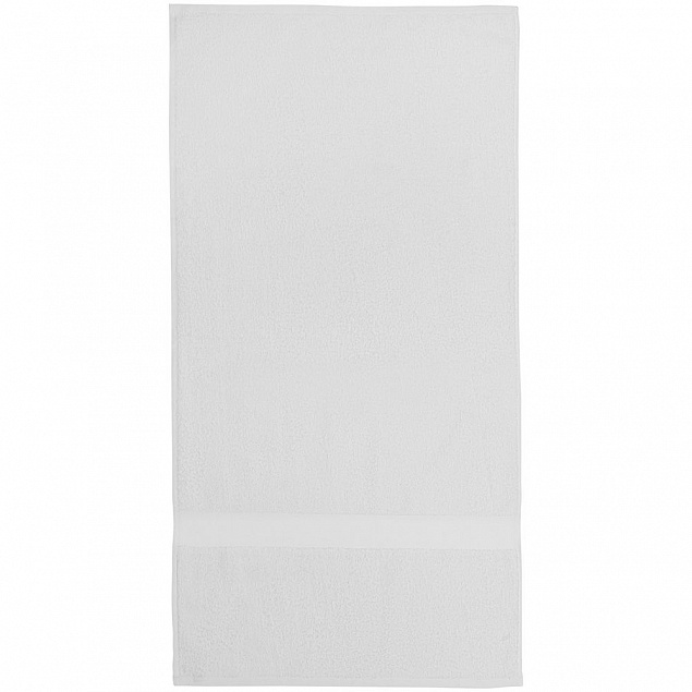 Полотенце Soft Me Light, большое, белое с логотипом  заказать по выгодной цене в кибермаркете AvroraStore