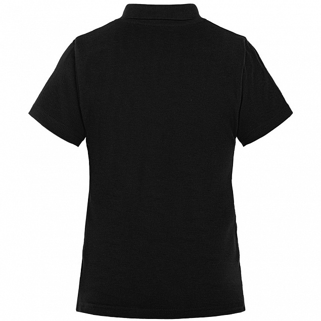 Рубашка поло детская Virma Kids, черная с логотипом  заказать по выгодной цене в кибермаркете AvroraStore
