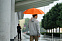Зонт-трость Promo, оранжевый с логотипом  заказать по выгодной цене в кибермаркете AvroraStore
