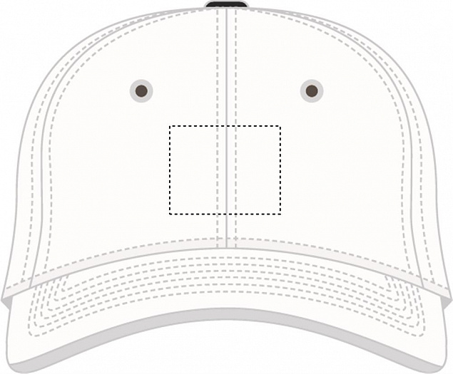 Бейсболка 6 клинка коттон с логотипом  заказать по выгодной цене в кибермаркете AvroraStore