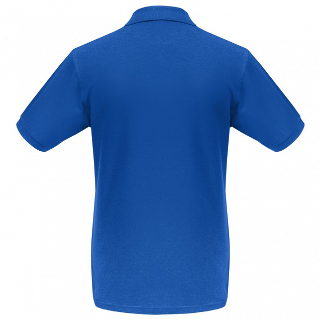 Рубашка поло Heavymill ярко-синяя с логотипом  заказать по выгодной цене в кибермаркете AvroraStore