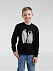Свитшот детский Like a Penguin, черный с логотипом  заказать по выгодной цене в кибермаркете AvroraStore