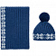 Набор Eira, синий с логотипом  заказать по выгодной цене в кибермаркете AvroraStore
