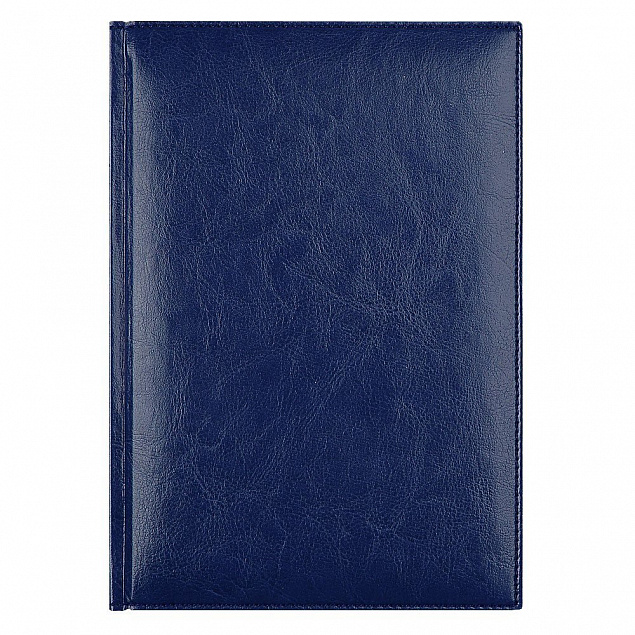 Ежедневник недатированный Birmingham 145х205 мм, без календаря, с лого AvD, синий с логотипом  заказать по выгодной цене в кибермаркете AvroraStore