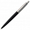 Ручка шариковая Parker Jotter Core K63, черный с серебристым с логотипом  заказать по выгодной цене в кибермаркете AvroraStore
