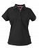 Рубашка поло женская AVON LADIES, черная с логотипом  заказать по выгодной цене в кибермаркете AvroraStore